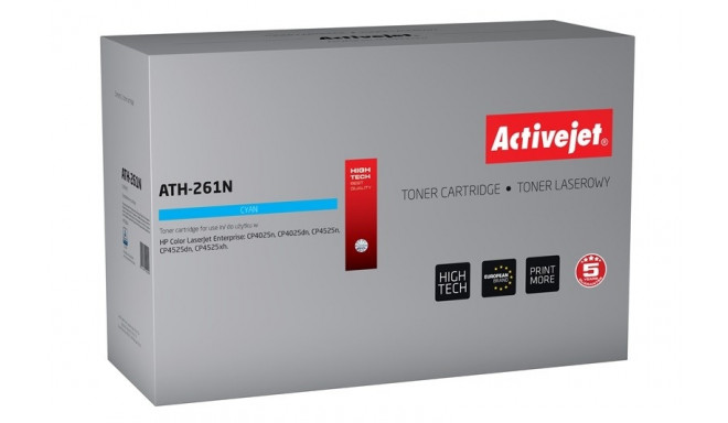 Activejet ATH-261N toner (replacement for HP CE261A; Supreme; 11000 pages; cyan)