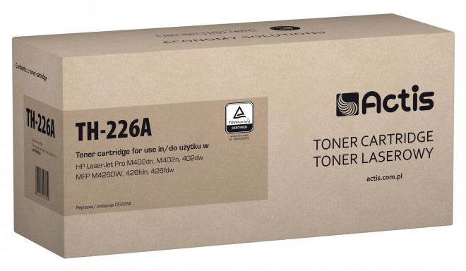 Actis TH-226A tooner (asendus HP 226A CF226A; standard; 3100 lehekülge; must)
