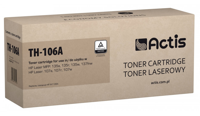 Actis TH-106A toner (replacement for HP 106A W1106A; Standard; 6000 pages; black)