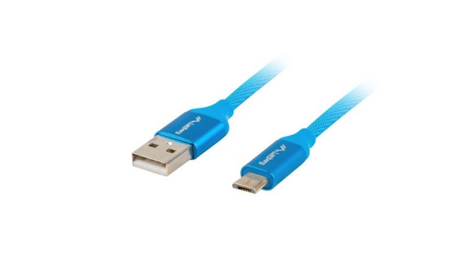 LANBERG USB 2.0 Micro-B (M) - A (M) 1m kaabel QC