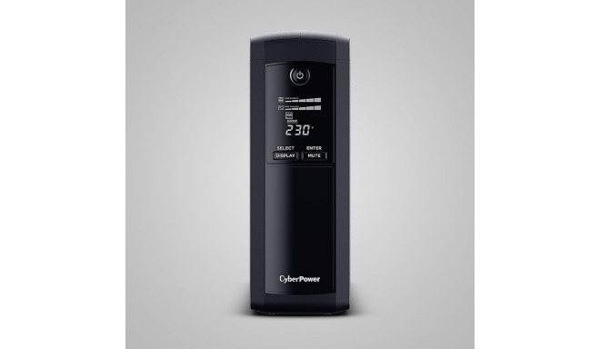 CyberPower Tracer III VP1200ELCD-FR uninterruptible power supply (UPS) Line-Interactive 1.2 kVA 720 
