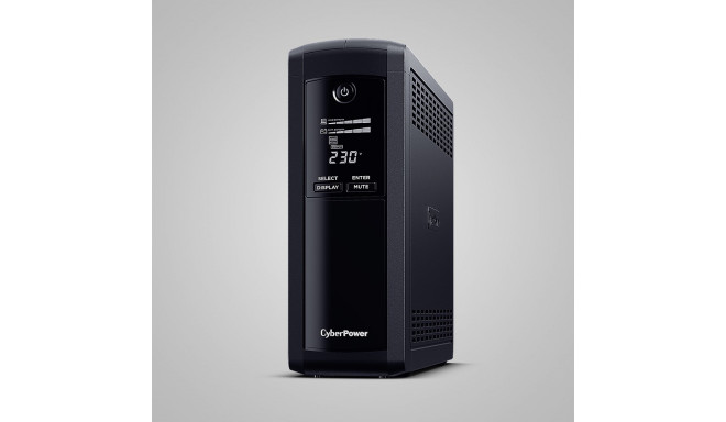 CyberPower Tracer III VP1600ELCD-FR line-interactive katkematu toiteallikas (UPS) 1.6 kVA 900 W 5 AC