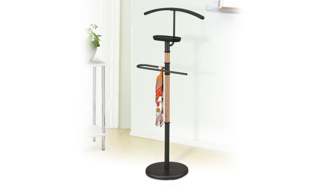 Suit stand FOREST 45x28xH110cm,  black/natural