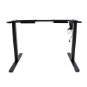 Table leg ERGO OPTIMAL with 1 motor, black