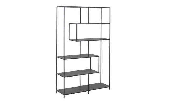 Shelf SEAFORD 114x35xH185cm, black