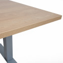 Desk ERGO with 2 motors 160x80cm, hickory