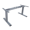 Töölaud ERGO OPTIMAL 2-mootoriga 160x80cm, hallikasvalge