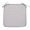 Chair pad RETRO 39x39cm, grey