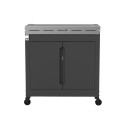 Buddy with stainless steel worktop 84x46x90cm