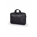 PORT DESIGNS HANOI II CLAMSHELL 13/14 Briefcase, Black Laptop case HANOI II Clamshell Shoulder strap