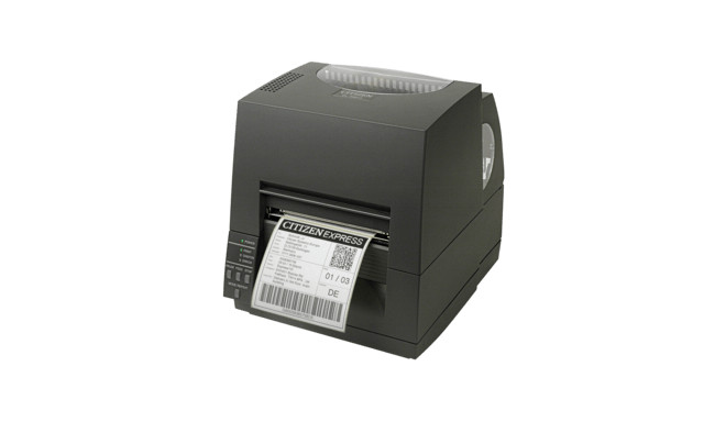 Citizen CL-S631II, 12 dots/mm (300 dpi), EPL, ZPL, Datamax, multi-IF (Ethernet, Premium), black