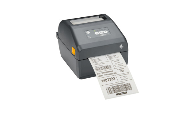 Zebra ZD421c, cartridge, 8 dots/mm (203 dpi), RTC, EPLII, ZPLII, USB, USB Host, BT (BLE), grey