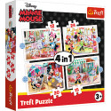 TREFL DISNEY Puzzle 4 in 1 set Minnie Mouse