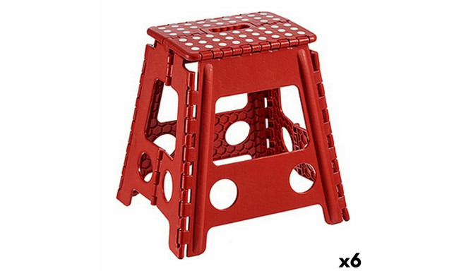 Folding Stool Kipit CH27015-1-1 Plastic 39 x 22 x 29 cm (6 Units)