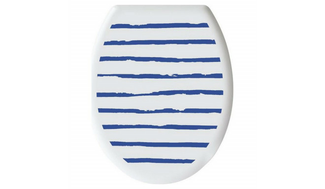 Toilet Seat Gelco Sailor Navy Blue polypropylene