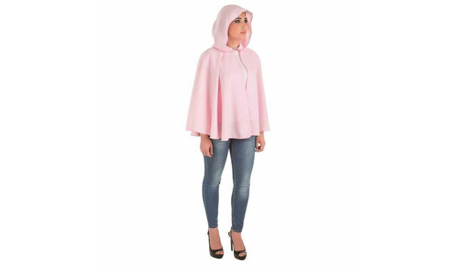 Cloak Costume for Adults M/L Pink Short