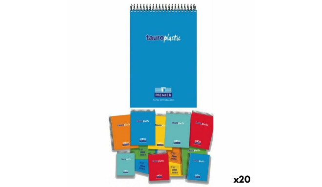 Notepad Tauroplastic 1/12 80 Sheets (20 Units)