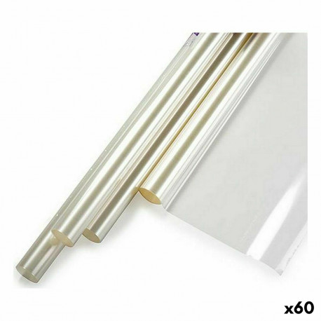 Kinkepakend FLOR7X5TRA FLOR7X5TRA Läbipaistev 70 x 500 cm (60 Ühikut)