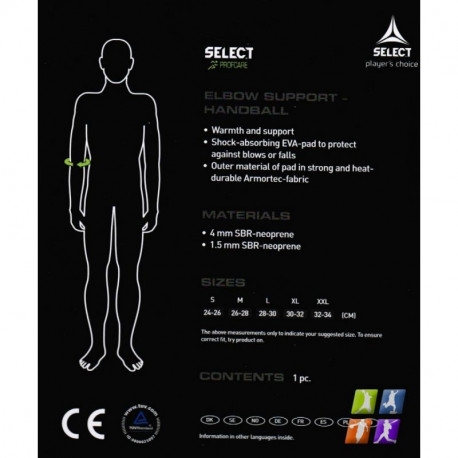 Select 6603 Elbow Pad with Stiffening (XXL)