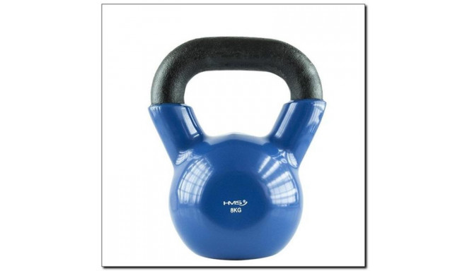 Kettlebell iron covered with vinyl HMS KNV08 BLUE