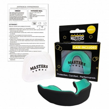 Mouthguards Masters OZ-GEL-FIT Senior 08008-S03 no product (pumpkin)
