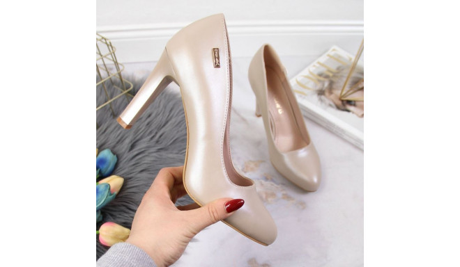 Pumps on the post Sergio Leone W SK3AC pearl nude (37)