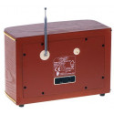 Adler radio Retro AD1187, brown