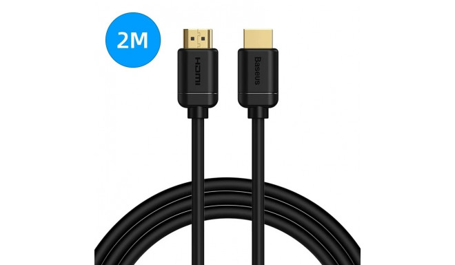 Cable HDMI-HDMI 2.0m (HDMI 2.0) black 4K 60Hz, BASEUS