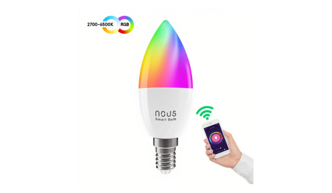 NOUS P4 Smart WIFI lamp RGB E14, TUYA / Smart Life