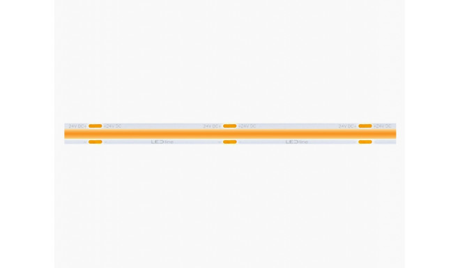 LED strip 24Vdc, 11W/m, COB 480LED/m, 1440lm, warm white 2700K, IP20, 180°, LED LINE