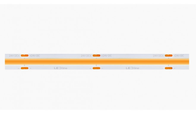 LED strip 24Vdc, 14W/m, COB 528LED/m, 1520lm, neutral white 4000K, IP20, 180°, LED LINE