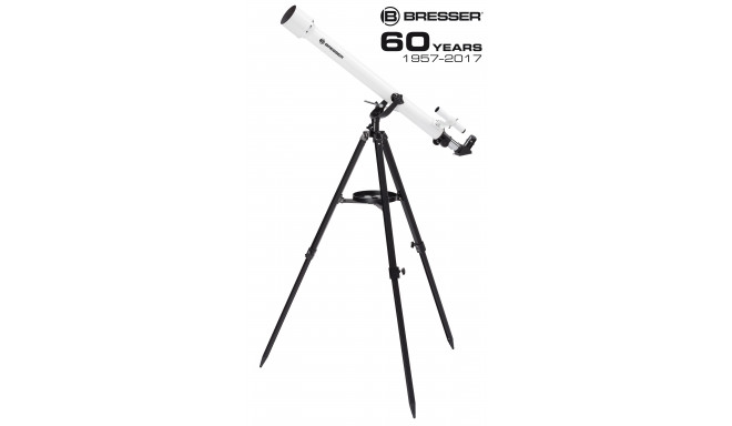 Telescope with phone adapter, Classic 60/900 AZ Refractor, BRESSER