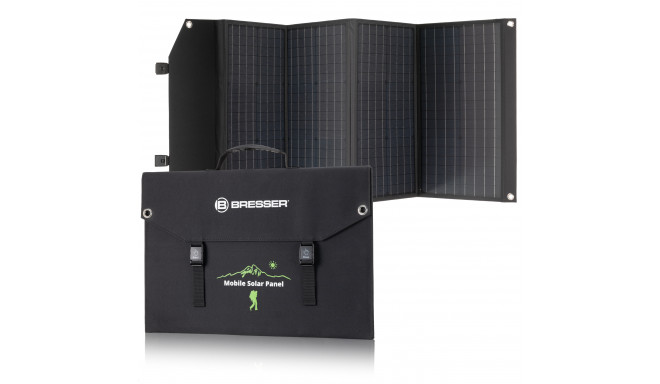 BRESSER Mobile Solar Charger 120 Watt with USB and DC output