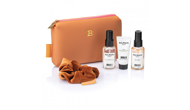 BALMAIN HAIR neopreenist kosmeetikakott karamellitooni / Cosmetic Bag Medium Brown