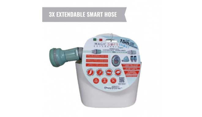 Kastmisvoolik 15 m Ikra Magic Soft Smart Hose