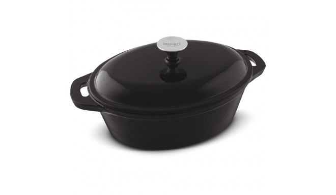 Pot with lid Lamart T1210 3,6L oval