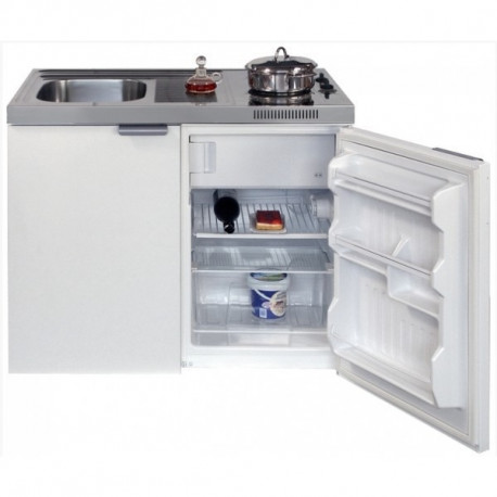Mini kitchen with ceramic hob