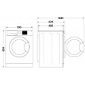 Hotpoint-Ariston pesumasin-kuivati NDD11725BDAEE