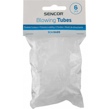 Blowing tubes 6pcs Sencor