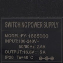 Falcon Eyes Power Supply SP-AC15-5A 3 Pin