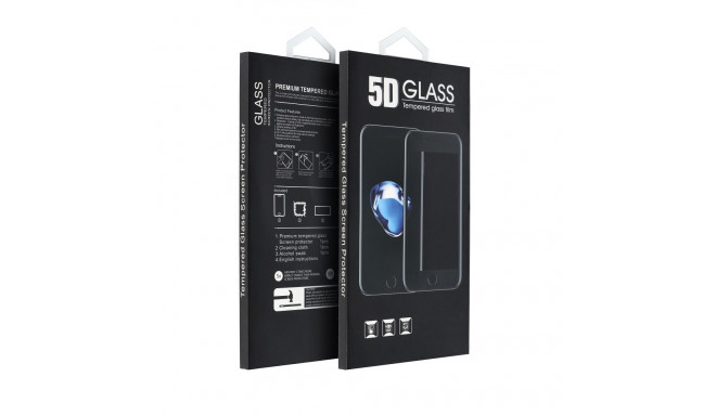 5D Full Glue Tempered Glass - for Iphone 15 Pro Max black