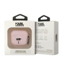 Original case KARL LAGERFELD KLAPRUNIKP for Apple Airpods Pro (3D Sil NFT Karl / pink)