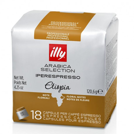 Kohvikapslid Illy, Arabica Selection Ethiopia 18 pcs