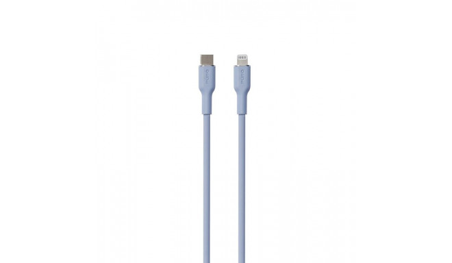 Kaabel Puro Soft USB-C/Lightning, 1,5m, helesinine