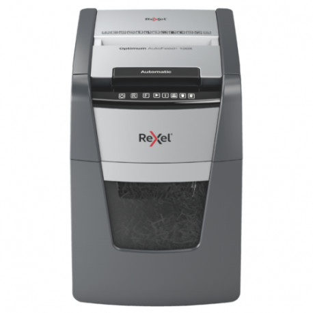 Shredder Rexel Optimum AutoFeed+ 100XP Cross Cut P4, 34l (Replace Rexel Auto+ 90X)