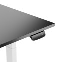 Height Adjustable Table Up Up Thor White, Table top M Black