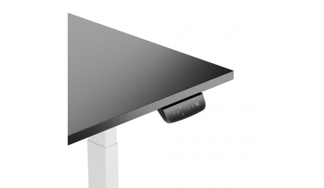 Adjustable Height Table Up Up Thor White, Table top M Black