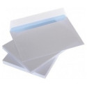 Envelopes with stripe C5 162x229 mm, white 80g x 50 pcs