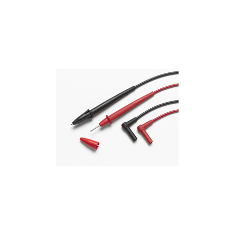 Testrijuhtmed 1.22m, punane/must, 10A, CAT4