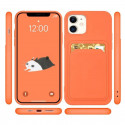 Hurtel kaitseümbris Card Samsung Galaxy S21+ 5G, punane